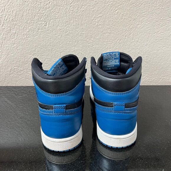 Nike Air Jordan 1 Retro High OG Dark Marina Blue Women’s Size 5.5 555088-404 - Picture 4 of 8